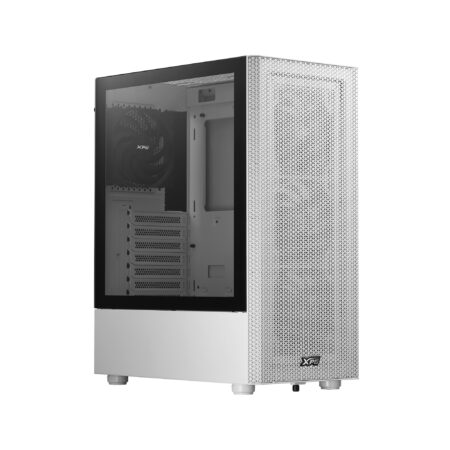 Gabinete Adata Xpg Gamer Valormeshmt-Whcww, Mediatorre ATX 4 Fan/Cristal Templado/Blanco
