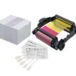 Kit De Consumible Para Badgy ( Vbdg205Eu ) Incluye 1 Cinta Para 100 Impresiones A Color - 100 Tarjetas De Pvc Blancas De 30 Milésimas.
