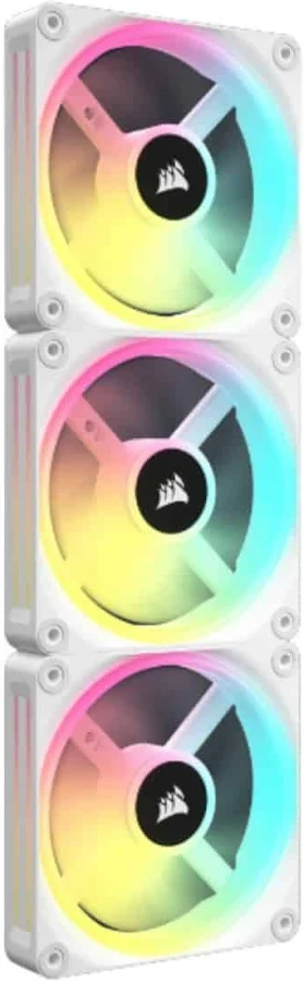 Ventilador Corsair Co-9051005-Ww, Icue Link Qx120 Rgb, Para Gabinete, 1X120Mm/Rgb/480-2400Rpm/Domo Magnetico/Color Blanco