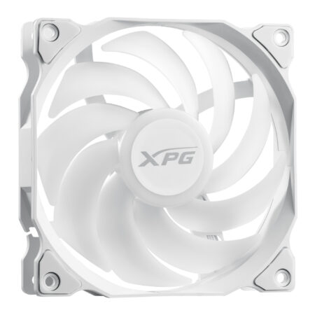 Ventilador Xpg Vento 120, 1X120Mm, Vento120Argb-Whcww, Argb LED, 1200Rpm, Color Blanco