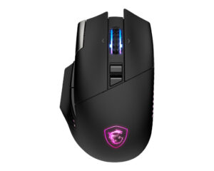 MOUSE INALAMBRICO/GAMER MSI WIRELESS/MAX 26000DPI/15 BOTONES PROGRAMABLES/RGB/COLOR NEGRO/VERSA PRO W