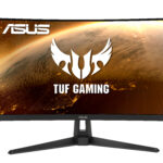 MONITOR 27" ASUS TUF GAMER LED/CURVO/FREESYNC/FULL HD/165HZ/1MS/HDMI/VGA/VESA/NEGRO, VG27VH1B
