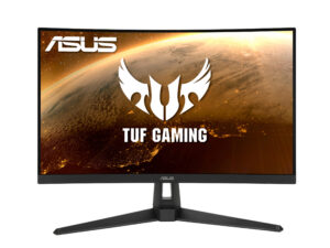 MONITOR 27" ASUS TUF GAMER LED/CURVO/FREESYNC/FULL HD/165HZ/1MS/HDMI/VGA/VESA/NEGRO, VG27VH1B