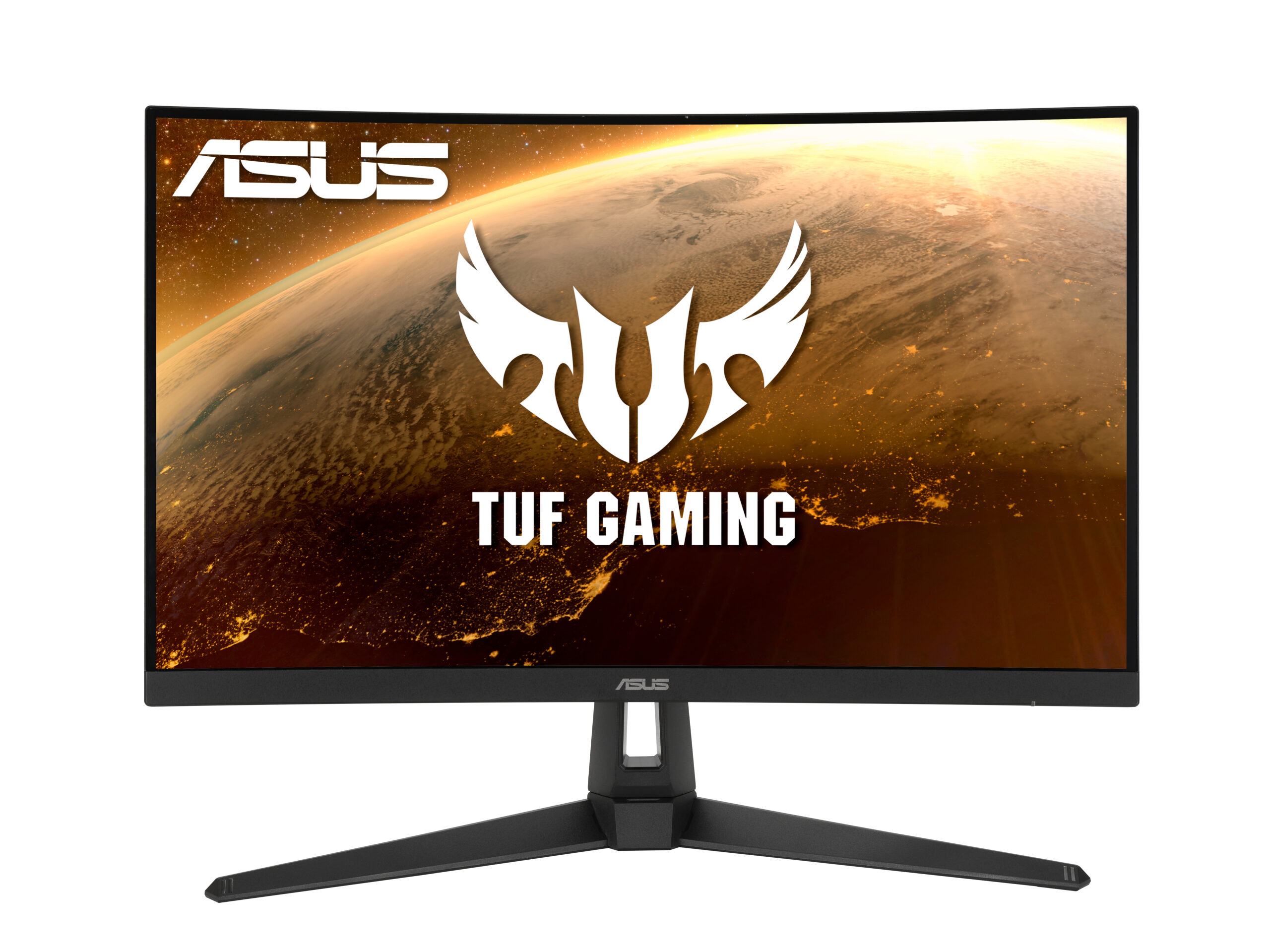 Monitor 27" Asus Tuf Gamer Led/curvo/freesync/full Hd/165hz/1ms/hdmi/vga/vesa/negro, Vg27vh1b
