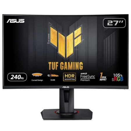 Monitor 27″ ASUS Tuf Gaming Vg27Vqm Curvo LED/Full HD/HDMI/Displayport/240Hz/1Ms