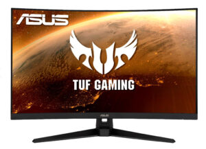 MONITOR 31.5" ASUS VG328H1B TUF GAMING/CURVO/LED/1080X1920/144HZ/1MS/HDMI*2/VGA/FREESYNC