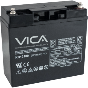 BATERIA DE REEMPLAZO VICA VIC12-18A DE PLOMO