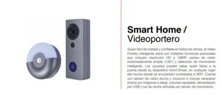 Video Portero Inteligente Wi Fi Techzone