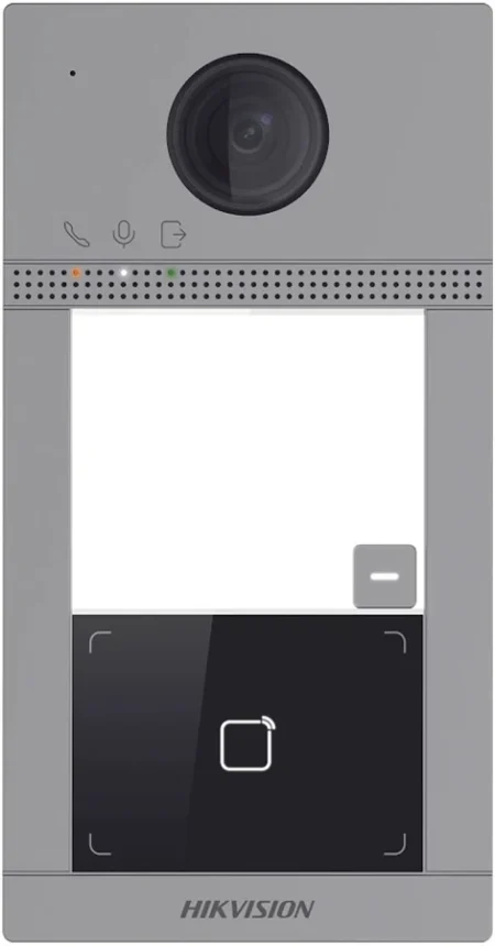 Videoportero IP Hikvision Ds-Kv8113-Wme1(C) 2Mp/PoE/Exterior IP65 + Antivandalico Ik08/1 Departamento/Apertura Con Tarjeta/Soporta 2 Puertas Y Hasta 6 Monitores/App Hik-Connect