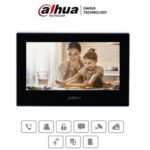 Dahua Vth2621G-P - Monitor IP Táctil De 7 En Negro - Serie Lite, Poer, Hasta 4 Cámaras De Entrada Y 4 Monitores Adicionales.e/S De Alarma