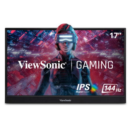 MONITOR 17″ VIEWSONIC VX1755 LED/ FULL HD/FREESYNC/144HZ/HDMI/BOCINAS INTEGRADAS (2 X 0.8W)/COLOR NEGRO/PORTATIL