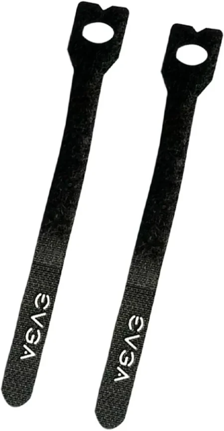Organizador De Cables Evga De Velcro (2Pz) Negro, K00K-00-000004