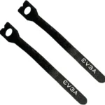 Organizador De Cables Evga De Velcro (2Pz) Negro, K00K-00-000004