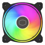 Kit De 3 Ventiladores Cooler Master Masterfan Mf120 Halo 2 Argb/27Dba/3X120Mm/0-2050 Rpm ± 5%, 51.88 Cfm/Connector 4-Pin (Pwm)/Negro/Mfl-B2Dn-213P2-R2
