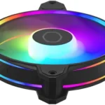 Kit De 3 Ventiladores Cooler Master Masterfan Mf120 Halo 2 Argb/27Dba/3X120Mm/0-2050 Rpm ± 5%, 51.88 Cfm/Connector 4-Pin (Pwm)/Negro/Mfl-B2Dn-213P2-R2