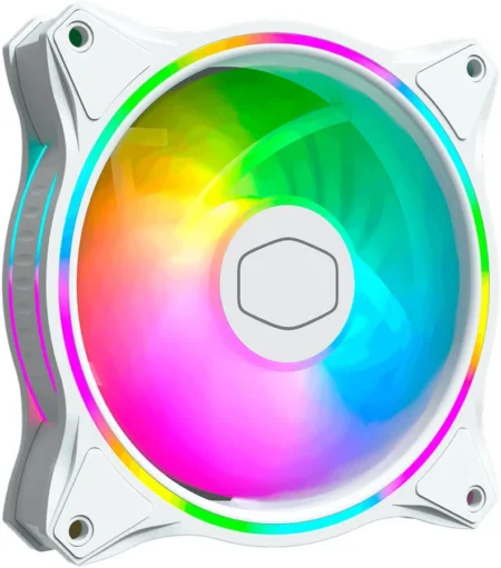 Ventilador Cooler Master Masterfan Mf120 Halo White Edition/120X120X25Mm/Argb/2050Rpm/Color Blanco/Mfl-B2Dw-21Np2-R2