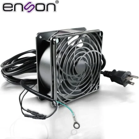 Ventilador Enson 120 X 120 Mm 110Vca Con Cable Y Clavija Para Gabinetes Enson Y Otras Marcas –