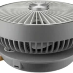 Ventilador Steren Fan-260Gr Con Bateria Recargable/Rejilla Rotatoria/Para Escritorio/Color Gris