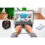 Mini Ventilador De Escritorio Steren Fan-120, Inalambrico Recargable