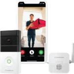 Timbre Con Camara Inalambrica Alarm.com Adc-Vdb780B-Mx 1080P/Wi-Fi/Ip66/Bateria Incluida