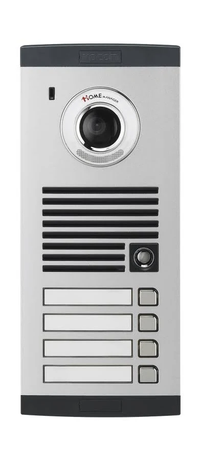 Videoportero Multiapartamentos Kocom Kvl-C304I Altavoz, Alambrico, Gris, Registro De 1,022 Llaves De Contacto Kib01U, Luz Blanca Para Vision Nocturna
