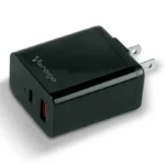 ##CARGADOR DE PARED VORAGO AU-350-WH USB-A Y USB-C BLANCO 20W/3.0A (OPENBOX)