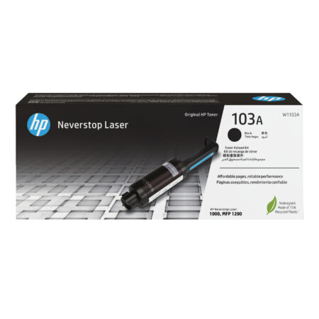 HP 103A Black Original Neversto Laser Toner Reload Kit