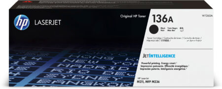 Cartucho De Toner HP Laserjet 136A Negro Original, 1150 Paginas, W1360A