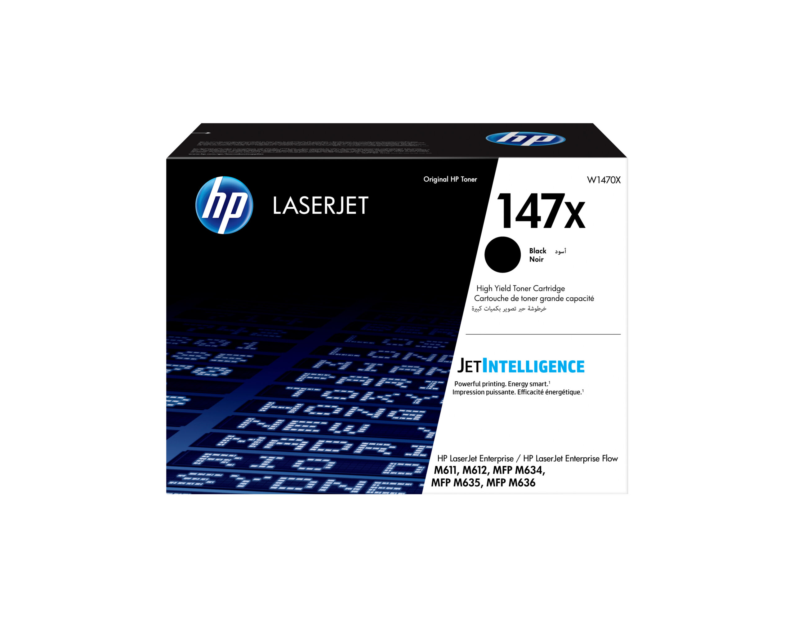 TONER HP 147X W1470X NEGRO LASERJET M610DN/M611DN/M612DN 25.200 PAGINAS