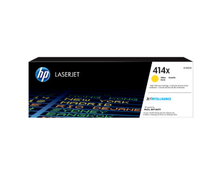 Toner HP 414X Amarillo Original Laserjet Alto Rendimiento, W2022X