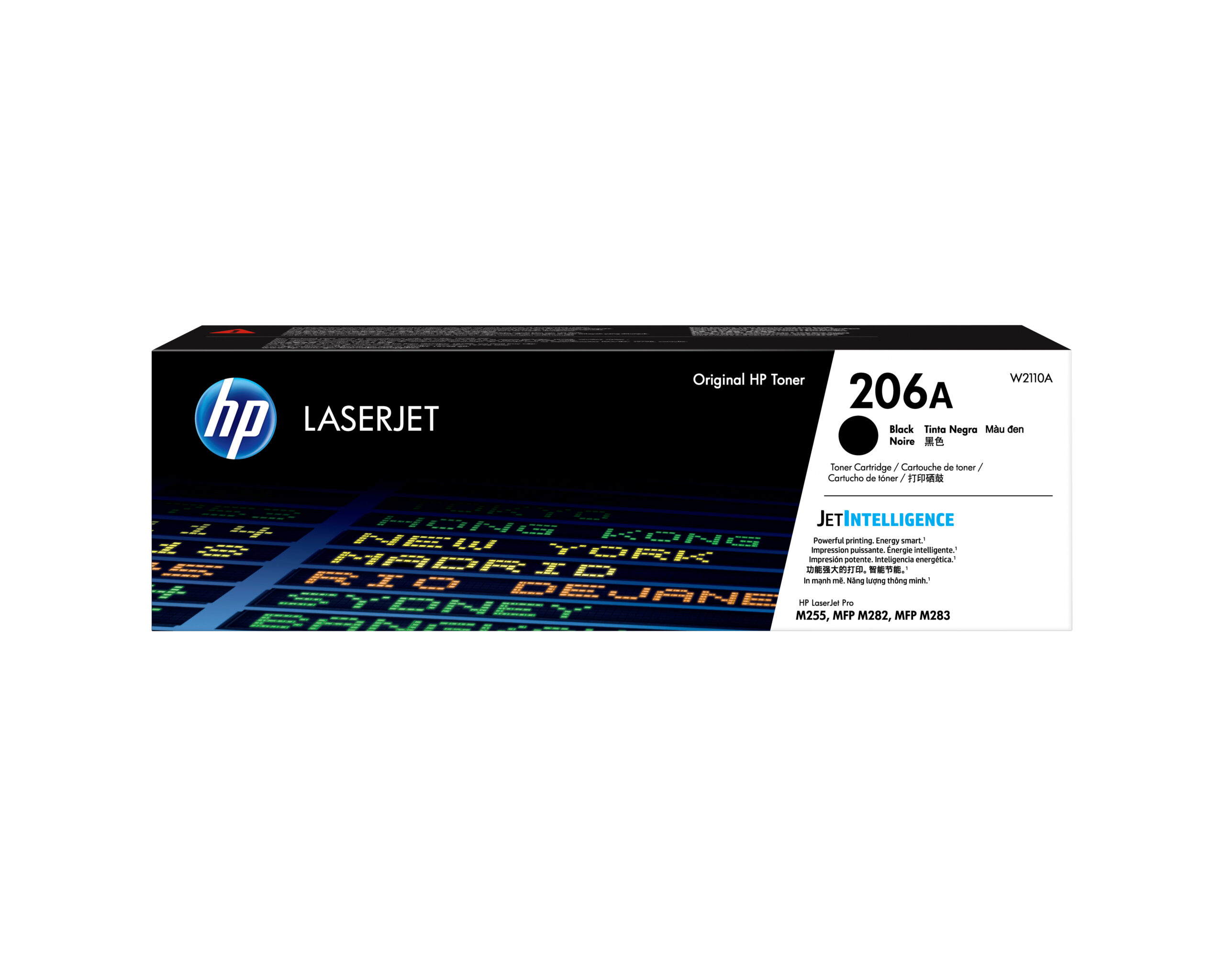 TONER HP LASERJET 206A COLOR NEGRO,1350 PAGINAS,  W2110A
