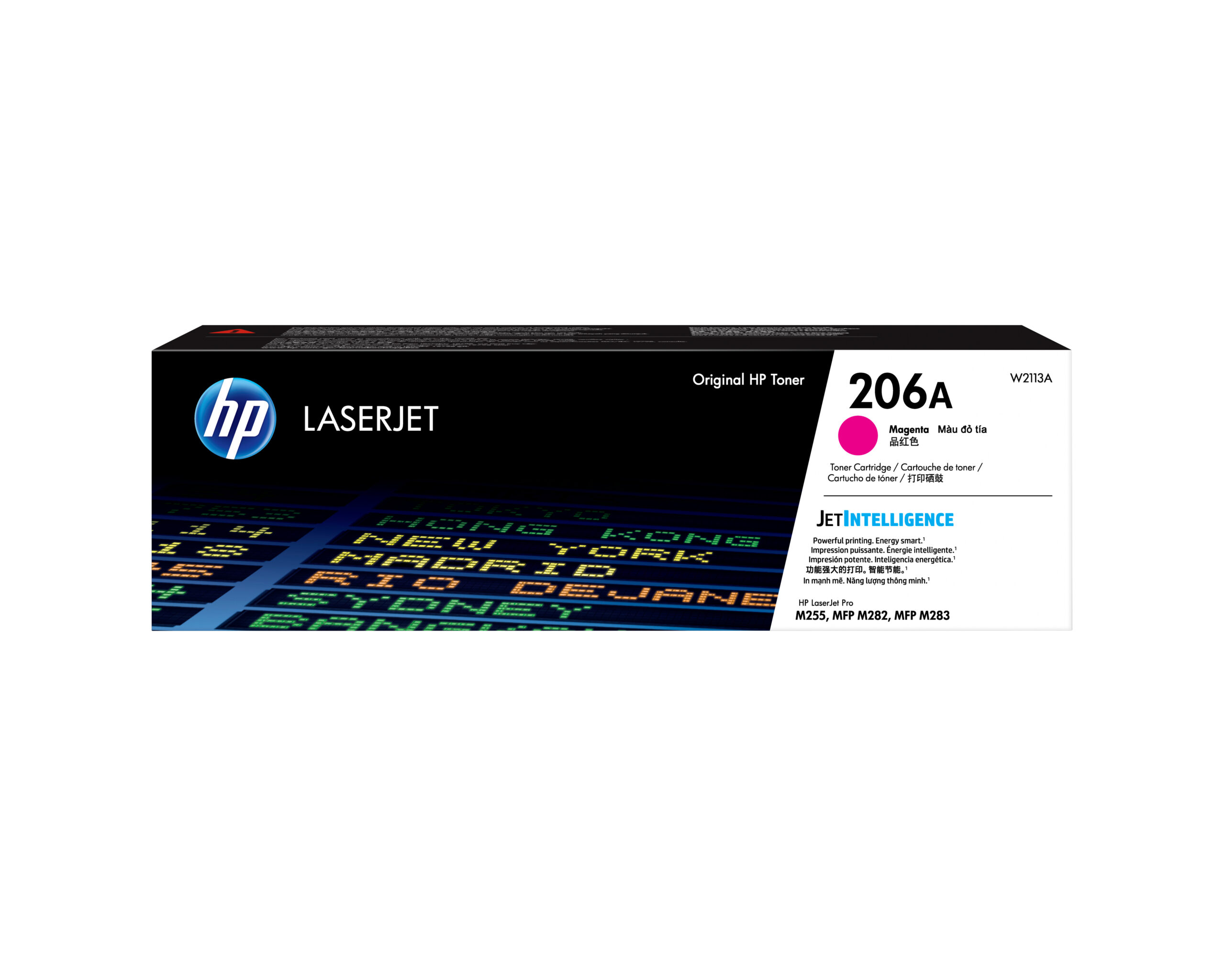 TONER HP LASERJET 206A COLOR MAGENTA,1250 PAGINAS,  W2113A