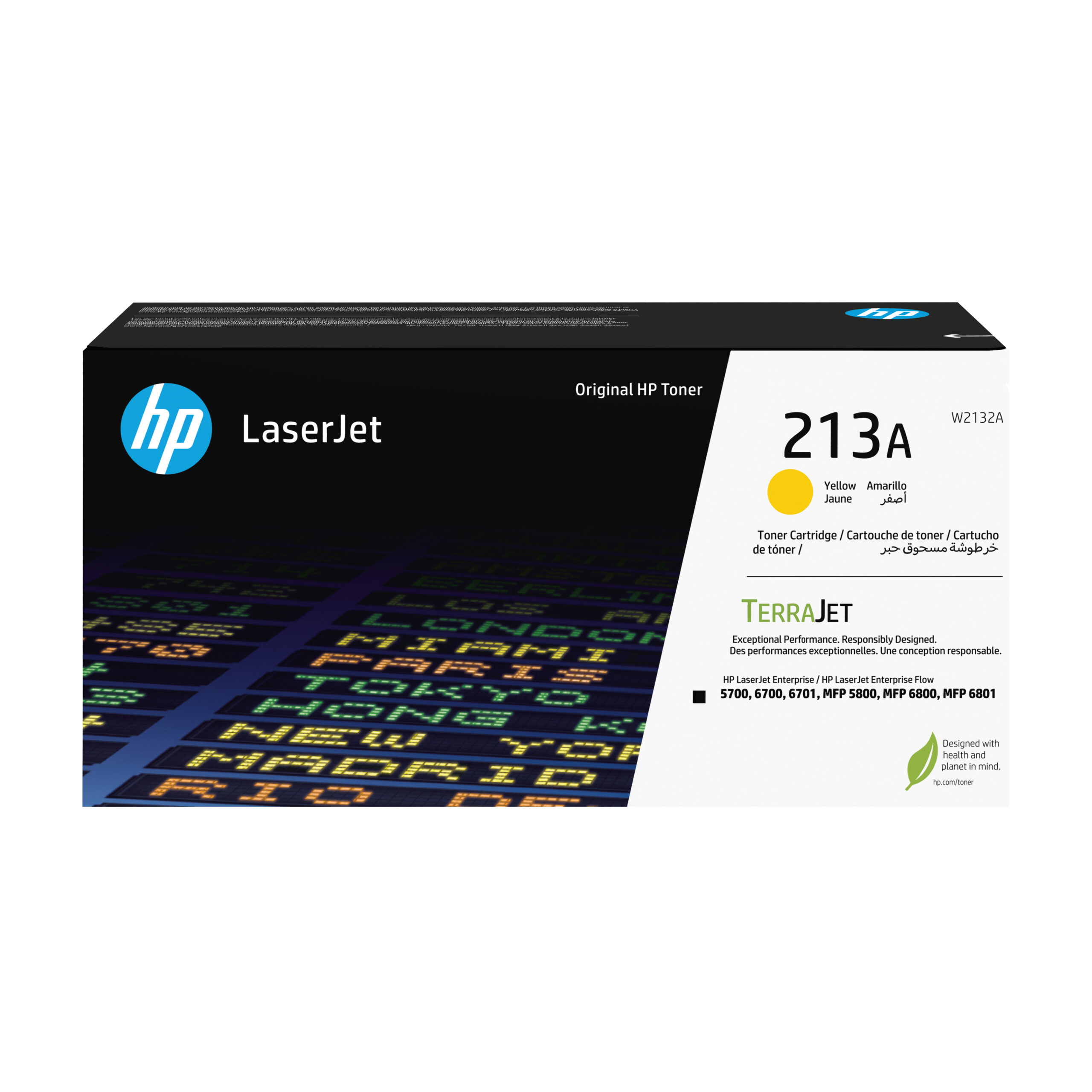 TONER HP W2132A 213A AMARILLO, LASER RENDIMIENTO, 3000 PAGINAS
