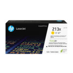 Toner HP W2132X 213X Amarillo, Alto Rendimiento, 6000 Paginas