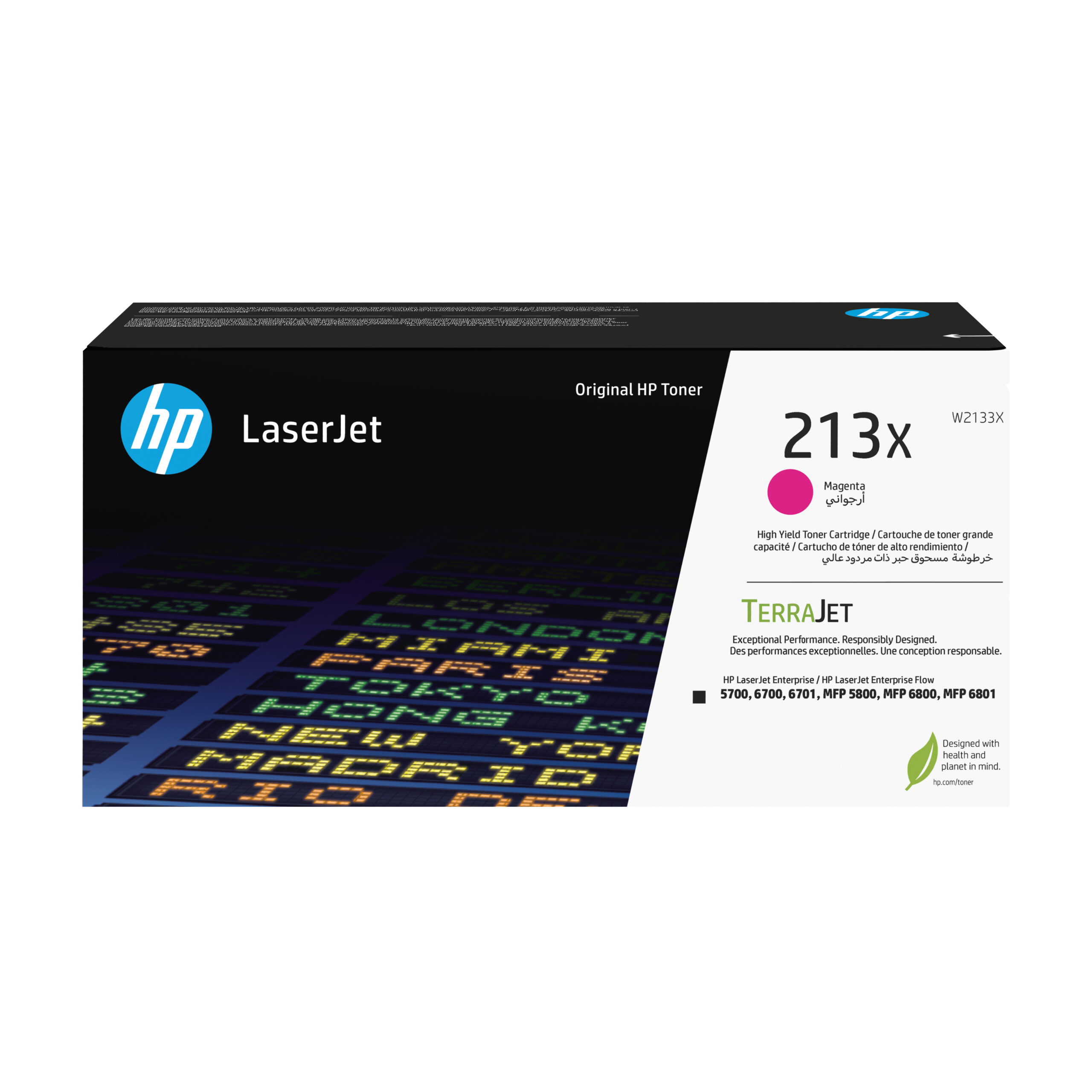 TONER HP W2133X 213X MAGENTA, ALTO RENDIMIENTO, 6000 PAGINAS