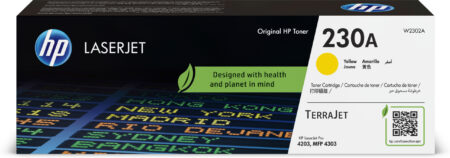Toner HP 230A Amarillo P/ 4303 Dw, 4303 Fdw, 4203 Dw, W2302A