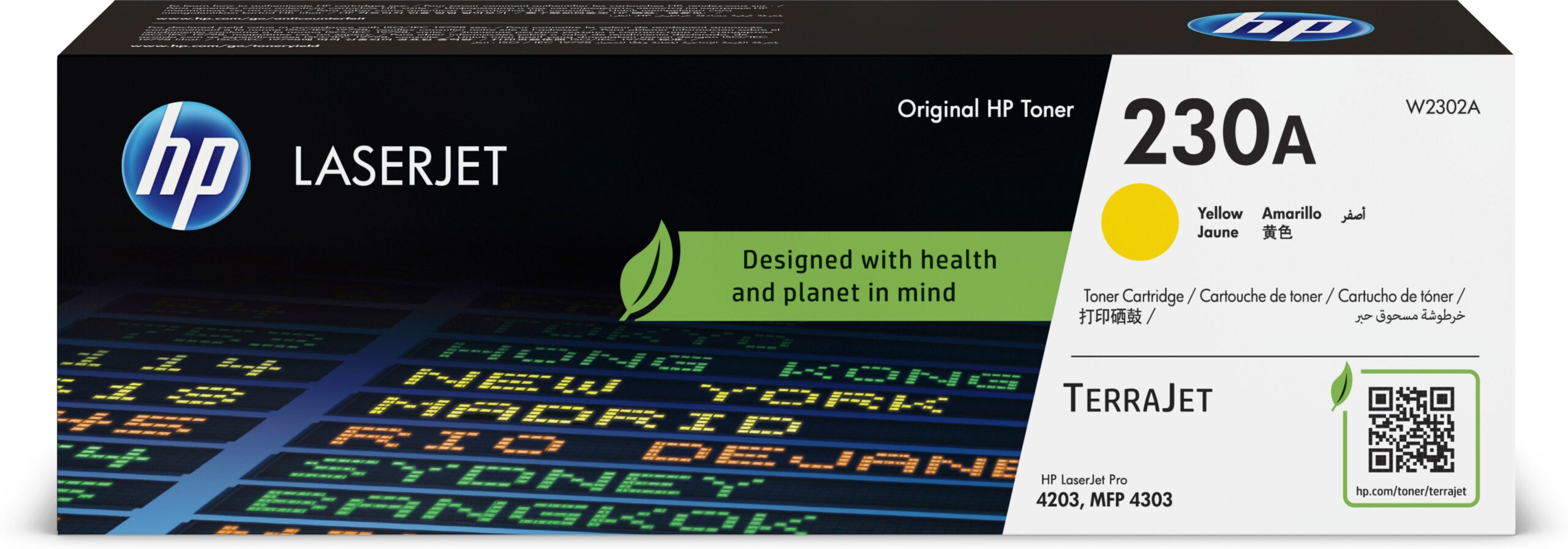 TONER HP 230A AMARILLO P/ 4303 DW, 4303 FDW, 4203 DW, W2302A