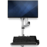 Estacion De Trabajo De Montaje En Pared Para Monitor 34" Y Teclado Startech Wallstsi1 Articulado/Ergonomico/Ajustable