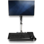 Estacion De Trabajo De Montaje En Pared Para Monitor 34" Y Teclado Startech Wallstsi1 Articulado/Ergonomico/Ajustable