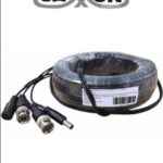 Saxxon Wb0120C - Cable De 20 Metros Armado Para Video Y Energia/ Para Camaras Hasta 8 Megapixeles/ Con Conectores Bnc Y De Energía/ Uso Interior/ Cable De