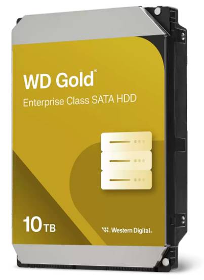 D. Duro Interno 10Tb Wd Gold Wd103Kryz 3.5″/SATA Iii/7200Rpm/24X7/Para Servidor