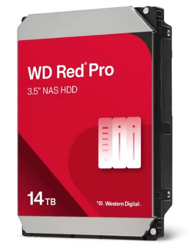 Disco Duro Western Digital Red Wd142Kfgx 14Tb – SATA, 7200 Rpm, 3.5 Pulgadas Caché 512Mb, Velocidad De Transferencia: 255Mb/S, Modelo: Wd142Kfgx