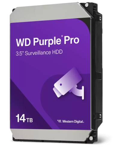 Disco Duro Western Digital Purple Wd142Purp 14Tb – SATA, 7200 Rpm, 3.5 Pulgadas, Caché 512Mb, Velocidad De Transferencia: 255Mb/S, Modelo: Wd142Purp