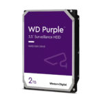 D. Duro Interno 2Tb Western Digital Purple, SATA Iii/5400Rpm/64Mb/3.5"/Para Videovigilancia/ Wd23Purz