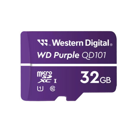 Memoria Microsdhc 32Gb Wd Purple Sc Qd101 Clase 10, Wdd032G1P0C