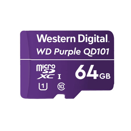 Memoria Microsdxc 64Gb Wd Wdd064G1P0C Para Videovigilancia Especial Camaras IP
