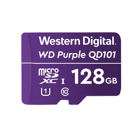 Memoria MicroSD 128Gb Purple P/Videovigilancia, Wdd128G1P0C