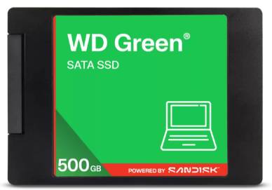 Unidad De Estado Solido SSD Wd Green, 500Gb, 2.5 Pulgadas, 545 Mb/S Lectura, SATA Iii