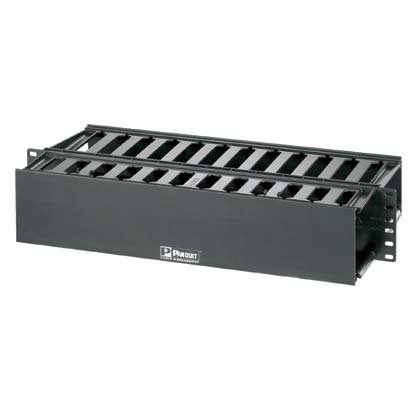 Organizador Horizontal Frontal Y Posterior De 3.5″ Panduit