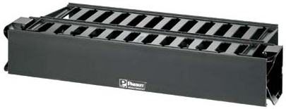 Org. De Cables Doble Horizontal P/Rack De 19″ 2U Panduit